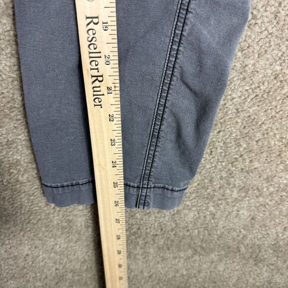 Hei Hei Wanderer Cargo Pants Womens 26 Gray Crop Button Fly Anthropologie Chinos - Picture 9 of 14